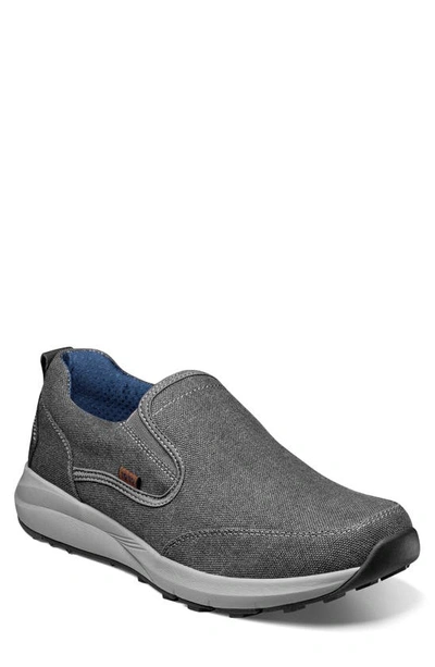 Nunn Bush Excursion Canvas Slip-on Sneaker In Gunmetal