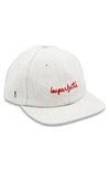 Imperfects The Director's Baseball Cap In Post Consumer Denim
