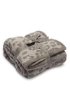 Barefoot Dreams Barefoot In The Wild Cozy Chic Adult Throw In Linen Warm Grey