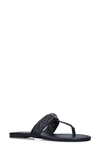 Kurt Geiger Leather Kensington T-bar Sandals In Black