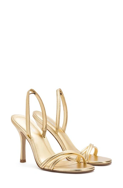 Larroude Annie Heel In Gold