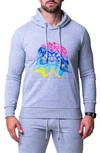 MACEOO NEON GRAPHIC HOODIE