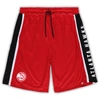 Fanatics Men's  Red Atlanta Hawks Big And Tall Referee Iconic Mesh Shorts In Red