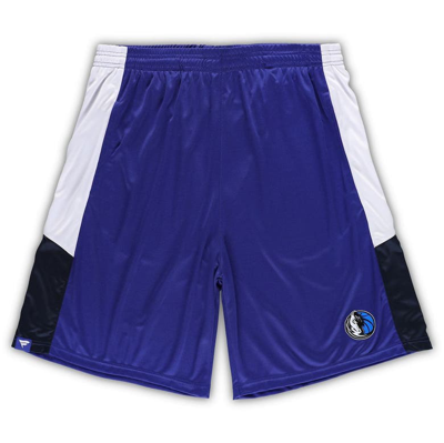 Fanatics Branded Blue Dallas Mavericks Big & Tall Champion Rush Practice Shorts