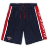 Fanatics Men's  Navy New Orleans Pelicans Big And Tall Referee Iconic Mesh Shorts In Navy