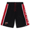 Fanatics Men's  Black Miami Heat Big And Tall Referee Iconic Mesh Shorts In Black