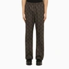 NEEDLES BROWN PRINTED SPORTS TROUSERS,LQ225PL/L_NEEDL-0150_323-S