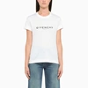 GIVENCHY WHITE T-SHIRT WITH LOGO