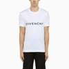 GIVENCHY CLASSIC WHITE T-SHIRT WITH LOGO