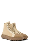 Camper Ground Insulated High Top Sneaker In Medium Beige