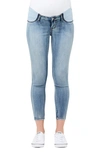 Ripe Maternity Isla Ankle Cut Maternity Jeggings In Pale Blue