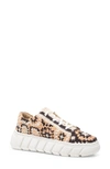 Free People Catch Me If You Can Crochet Platform Sneaker In Tan Combo