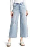 Rag & Bone Womens Pacific Jwl The Andi Embellished Stretch-denim Jeans In Blue