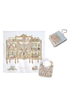 Atelier Choux Doll House Bib & Swaddle Set In Multi
