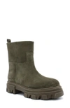 Gia Borghini Women's Tubular Suede Ankle Boots In Green