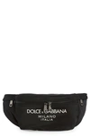 DOLCE & GABBANA 3D LOGO NYLON BELT BAG