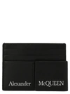 Alexander Mcqueen Card Holder With Logo In Black