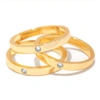 Frasier Sterling Shimmer Ring 3 Pack