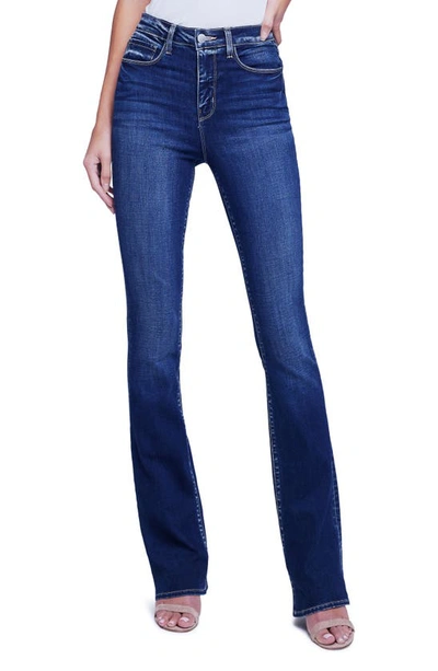 L Agence Selma High Rise Baby Bootcut Jeans In Columbia