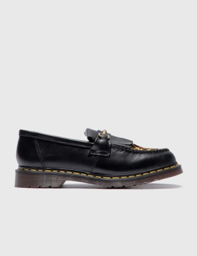 Dr. Martens Adrian Snaffle Hair On Loafers Shoes In Black