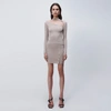 Simkhai Lysette Mock Neck Top In Almond