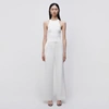 Simkhai Judah Vegan Leather Pant In White