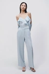 Jonathan Simkhai Kyra Wide Leg Pant In Light Sky