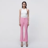 Jonathan Simkhai Carmine Slim Bootcut Pant In Taffy