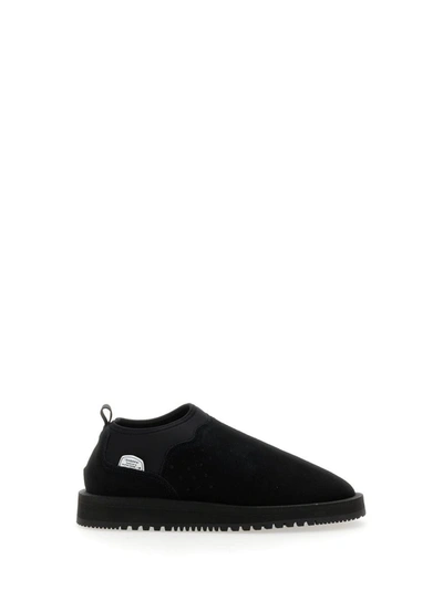 Suicoke Slip-on Sneakers In Black