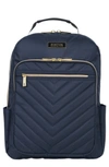 KENNETH COLE REACTION CHELSEA CHEVRON QUILTED BACKPACK