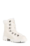 Aquatherm By Santana Canada Nessa Faux Fur Lug Sole Boot In White