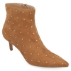 Journee Collection Rossia Kitten Heel Bootie In Tan