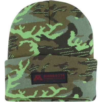 Nike Camo Minnesota Golden Gophers Veterans Day Cuffed Knit Hat