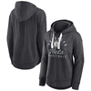 Fanatics Branded Heather Charcoal Brooklyn Nets Iconic Distribution Pullover Hoodie In Heather Charcoal