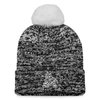 Fanatics Branded Black Arizona Coyotes Glimmer Cuffed Knit Hat With Pom In Black