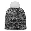 Fanatics Branded Black Ottawa Senators Glimmer Cuffed Knit Hat With Pom In Black