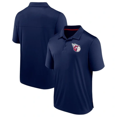 Fanatics Branded Navy Cleveland Guardians Hands Down Polo