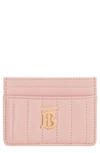 BURBERRY LOLA QUILTED LEATHER CARD CASE