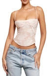 HOUSE OF CB HOUSE OF CB LISETTE FLORAL LACE CORSET CAMISOLE