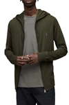 ALLSAINTS MODE SLIM FIT MERINO WOOL ZIP HOODIE