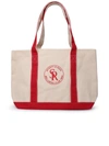 SPORTY AND RICH SPORTY & RICH BEIGE COTTON BAG
