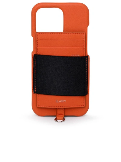 Elaow Cover Iphone 13 In Plastica Arancione In Orange