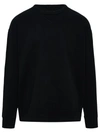 Ten C Patch-detail Cotton Sweatshirt In Black