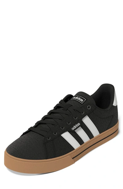 Adidas Originals Daily 3.0 Sneaker In Black/ White/ Gum