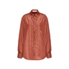 Valentino Silk Shirt In Brown