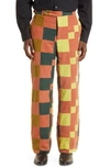 Bode Quilted Corduroy Patch Trousers In Multi