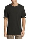 HELMUT LANG Solid Sleeve Cutout T-Shirt