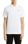 VERSACE EMBROIDERED MEDUSA COTTON PIQUÉ POLO