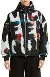 Alexander Mcqueen Alexander Mc Queen Windbreaker Jacket In Black/ White