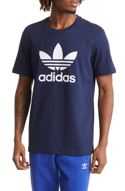 Adidas Originals Adidas Men's Short-sleeve Logo-graphic T-shirt In Blue